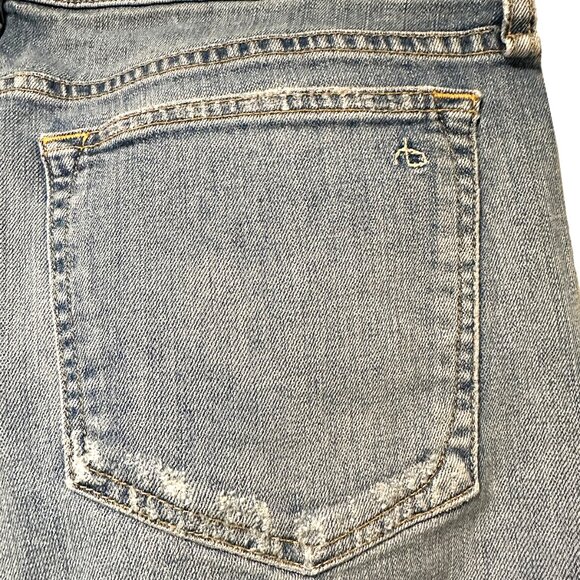 RAG & BONE Women's jeans, size 28, Dre Low-Rise Slim Boyfriend, light blue - Picture 6 of 15